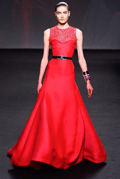 dior red dress 2018|custom Dior dress.